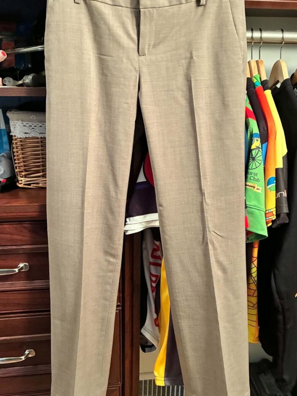 Beige Banana Republic Martin Trousers